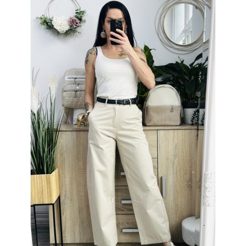 Manosque elegáns nadrág, bézs