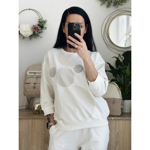 Megi körös felső, bézs